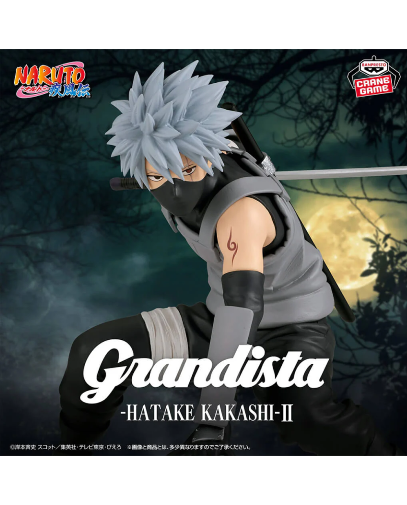 Figurine Hatake Kakashi II Grandista Naruto Shippuden Banpresto visuel officiel