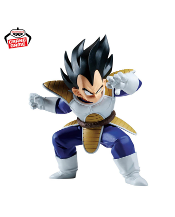 Figurine Vegeta Dragon Ball Z Banpresto vue de face pose de combat