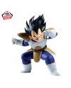 Figurine Vegeta Dragon Ball Z Banpresto vue de face pose de combat