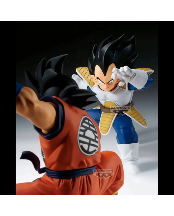 Figurine Vegeta VS Son Goku Match Makers Banpresto scène de combat