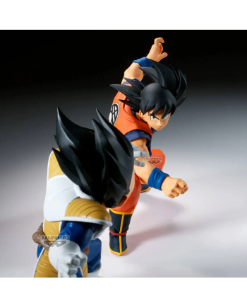 Figurine Son Goku VS Vegeta Match Makers Banpresto scène de combat