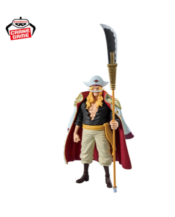 Figurine Edward Newgate Banpresto vue de face avec bisento et cape