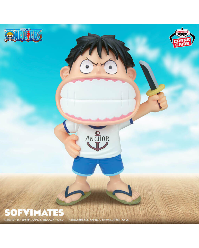 Figurine Monkey D. Luffy Big Sofvimates One Piece Banpresto visuel officiel
