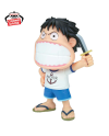Figurine Monkey D. Luffy Sofvimates Banpresto vue de trois-quarts
