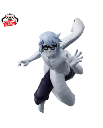 Figurine Yakushi Kabuto Banpresto vue de face avec serpent et lunettes