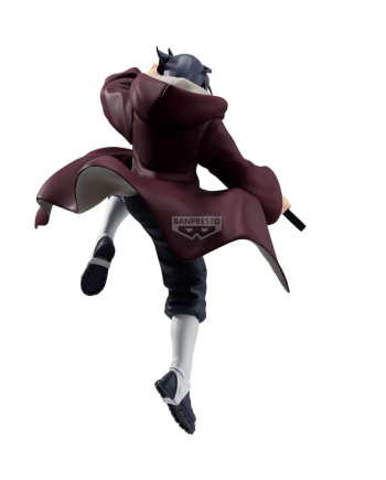 Figurine Uchiha Itachi Vibration Stars Banpresto vue arrière manteau en mouvement