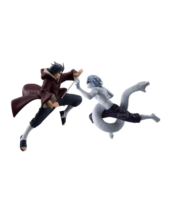 Figurine Uchiha Itachi III Vibration Stars scène de combat contre Yakushi Kabuto