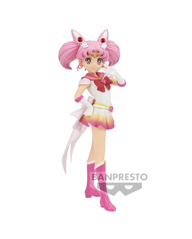 Figurine Chibi Moon Glitter &amp; Glamours Sailor Moon Banpresto vue complète