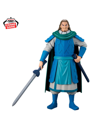 Figurine Tou Grandista Banpresto vue de face armure bleue