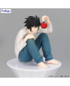 Figurine L Lawliet Death Note FuRyu vue complète avec pomme rouge