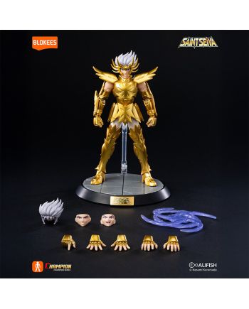 Maquette Blokees Saint Seiya Cancer Deathmask Champion Class avec socle et accessoires