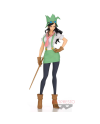 Figurine Nico Robin Sweet Style Pirates Ver.B Banpresto issue de One Piece en tenue verte et noire vue de face