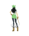 Figurine officielle Nico Robin One Piece par Banpresto en tenue verte vue de dos