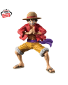 Luffy figurine One Piece Grandista Banpresto avec chapeau de paille vue de face
