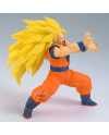 Son Goku SSJ3 figurine Banpresto en pose d’attaque kameha vue de profil droit