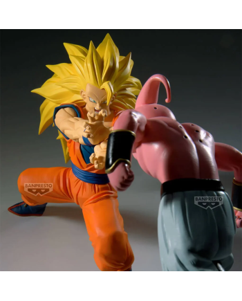 Figurine de collection Goku SSJ3 VS Majin Buu Pure vue de dos Banpresto