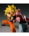 Figurine de collection Goku SSJ3 VS Majin Buu Pure vue de dos Banpresto
