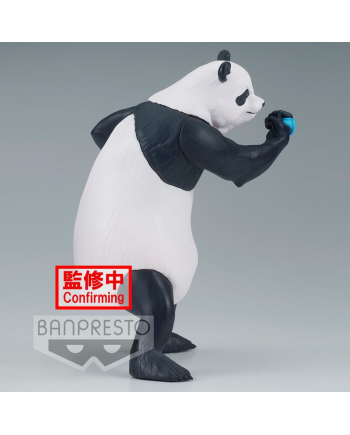 Figurine de collection Panda Jujutsu Kaisen en pose de combat vue de profil droit