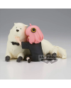 Anya Forger avec Bond Forger figurine Spy x Family Banpresto