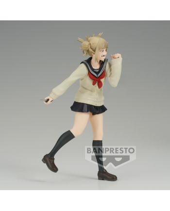 Himiko Toga figurine My Hero Academia avec tenue scolaire vue de profil droit