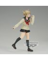 Himiko Toga figurine My Hero Academia avec tenue scolaire vue de profil droit