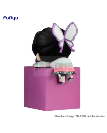 Figurine Shinobu Kocho Hikkake A vue arrière avec cube violet