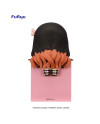 Figurine Hikkake Nezuko Kamado B vue arrière avec cube rose
