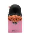 Figurine Hikkake Nezuko Kamado A vue arrière avec cube rose