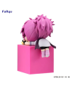 Figurine Hikkake Machi vue arrière avec cube rose