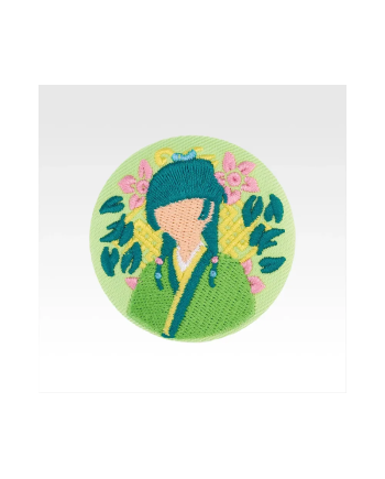 Badge brodé MaoMao Ichiban Kuji Lot E Les Carnets de l’Apothicaire
