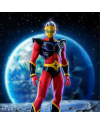 Actarus de Goldorak en figurine SFC avec la Terre en arrière-plan
