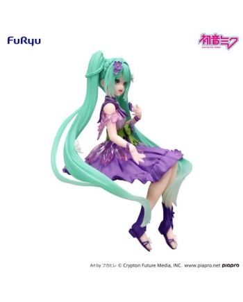 Vue de trois quarts de la figurine Hatsune Miku Noodle Stopper Flower Fairy