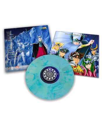 Vinyle Saint Seiya Music Collection Vol. 6 Arc Asgard en édition bleu marbré