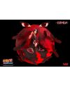 Statuette Itachi Uchiha devant la lune rouge avec corbeaux et Sharingan – Espada Art