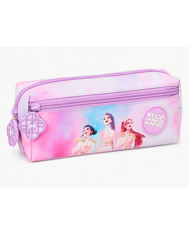 Trousse triple KPop Demon Hunters Artist avec Rumi, Mira et Zoey – Safta