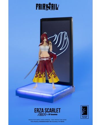 Figurine Erza Scarlet NEON by Tsume 25 cm avec éclairage LED – Fairy Tail