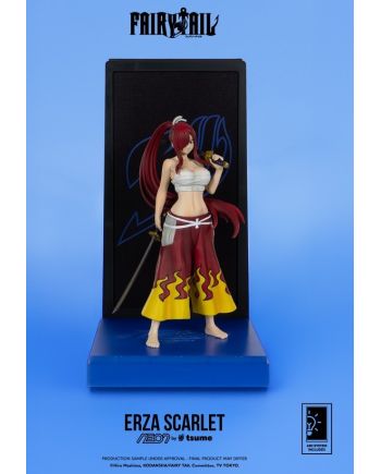 Figurine Erza Scarlet Fairy Tail sur socle NEON by Tsume sans éclairage