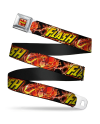 Ceinture Flash XL rouge avec logo DC Comics - vue de face