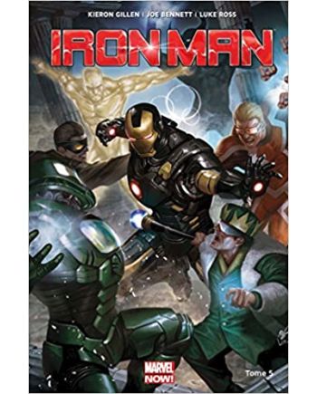 Couverture du comics Iron Man - Marvel Now - Tome 5, précommande JB Manga Shop