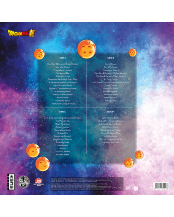 Détail du coffret vinyle Dragon Ball Super Original Soundtrack Vol.2