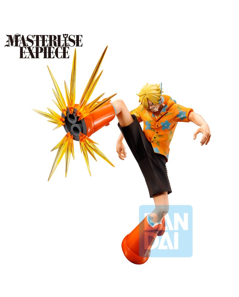 Figurine One Piece Sanji Burst of Energy 19 cm vue de face - Banpresto