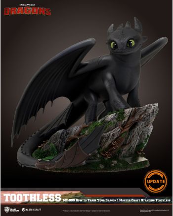 Figurine Krokmou Dragons Beast Kingdom - vue de profil