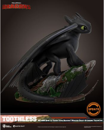 Krokmou Beast Kingdom - vue arrière de la figurine