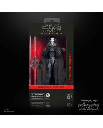 Figurine Star Wars Maul Black Series vue de profil