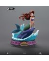 Figurine Ariel La Petite Sirène - détail du visage et de la chevelure