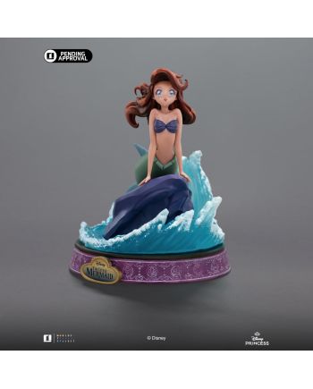Statuette Ariel Disney - vue de profil sur socle