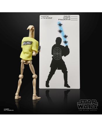 Figurine Star Wars B1 Battle Droid Black Series 15cm Hasbro - vue arrière