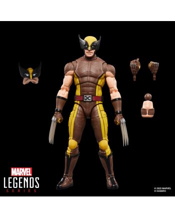 Figurine Wolverine Brown Suit Marvel Legends Series 15cm échelle et dimensions