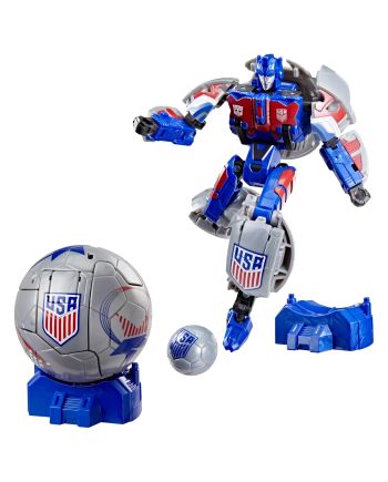 Figurine Transformers Breakaway US Soccer Federation Hasbro vue de profil