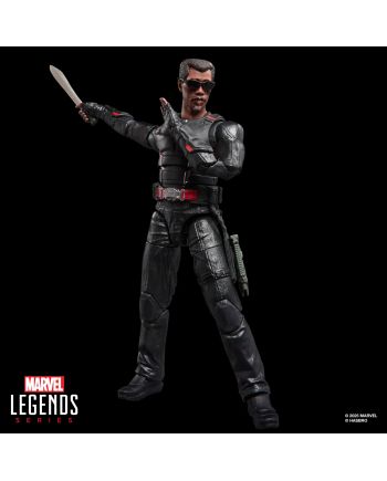 Figurine Blade Deadpool & Wolverine vue de profil